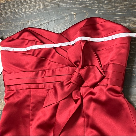 NWT Alfred Angelo red midi dress, size 12 - Picture 9 of 10